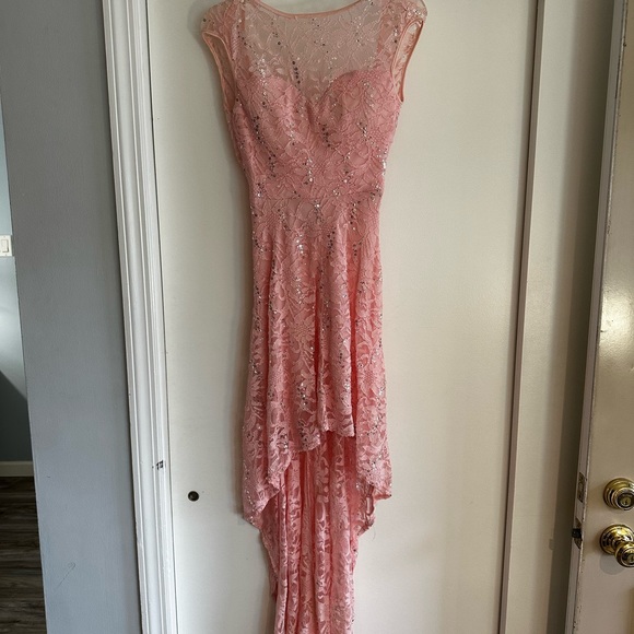 High to low Pink Cocktail/Prom Dress - Picture 2 of 6